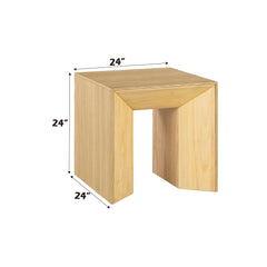 Oasis Natural Oak Finish End Table