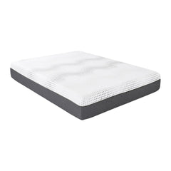 12" Queen Mattress Green Tea Gel-Infused Memory Foam Hybrid Mattress, Plush Foam Pocket Coils, Mattress in a Box, Comfortable Sleep Mattress