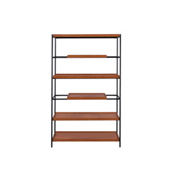 Aphrodite Honey Oak & Black Finish Bookshelf