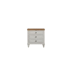 3 Drawer Nightstand with USB - Cement and Sand