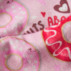 Puff-Puff 3 foot Rounded Bean Bag, Pink Donut Print