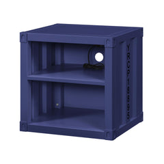 Odysseus Blue Finish Nightstand W/USB