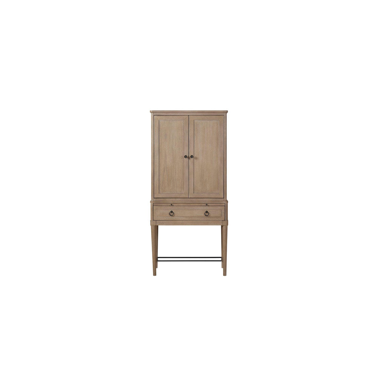 Bar Cabinet in Sand Colored Finish