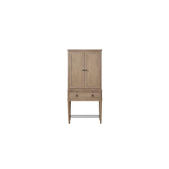 Bar Cabinet in Sand Colored Finish
