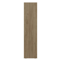 Home Linen Freestanding Tall Cabinet with Single Door and 4 Horizontal Storage Shelves, Cabinet for Bathroom, Bedroom or Laundry Room