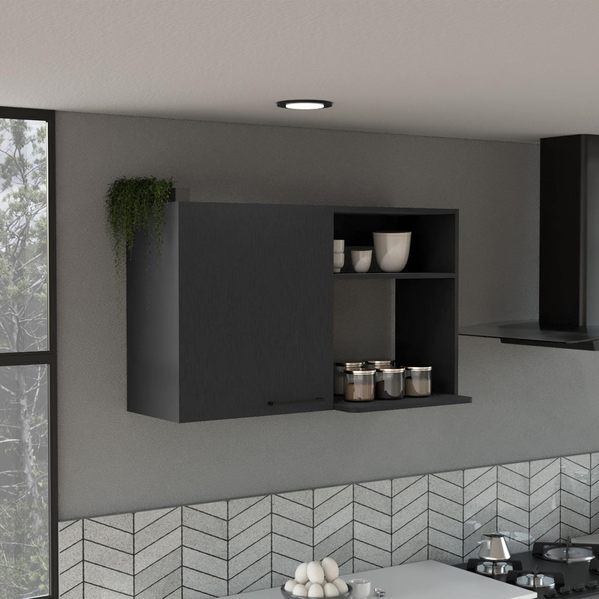 Pulsar One Door Wall Cabinet