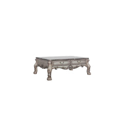 Chronos Vintage Bone White Finish Coffee Table