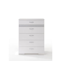 Asgard II White High Gloss Finish Chest