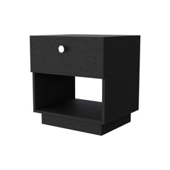 Wenge 1-Drawer Nightstand