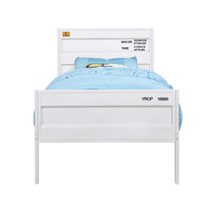 Odysseus White Finish Full Bed