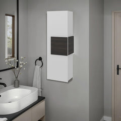 Summit Wall-Mounted Single Door Medicine Cabinet with 3 Interior Storage Shleves, Space-Saving Bathroom Storage Organizer with Concealed Shelving