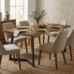 Zenith Dining Table in Light Brown