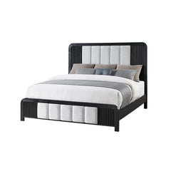 Legend Black and White Queen Bed
