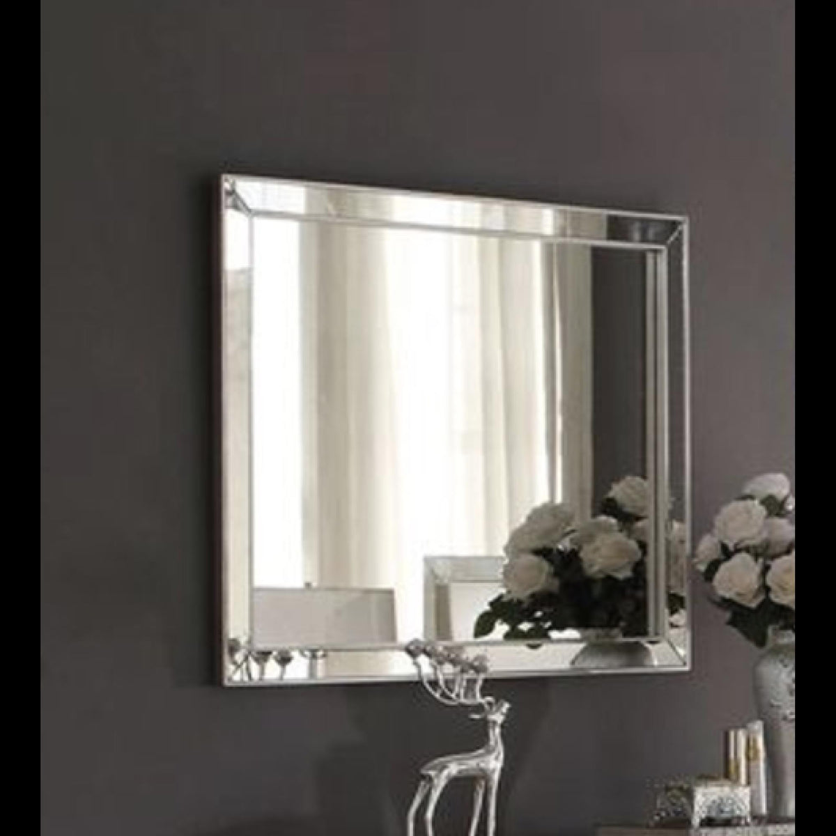 Vista II Platinum Finish Mirror