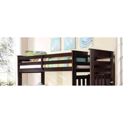 Saga Espresso Finish Twin/Twin Bunk Bed W/Trundle & Storage