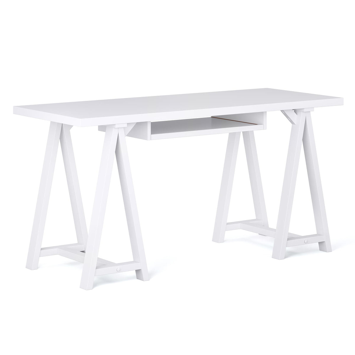 Crest - Desk - White
