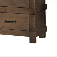 Showcase Antique Oak Finish Nightstand