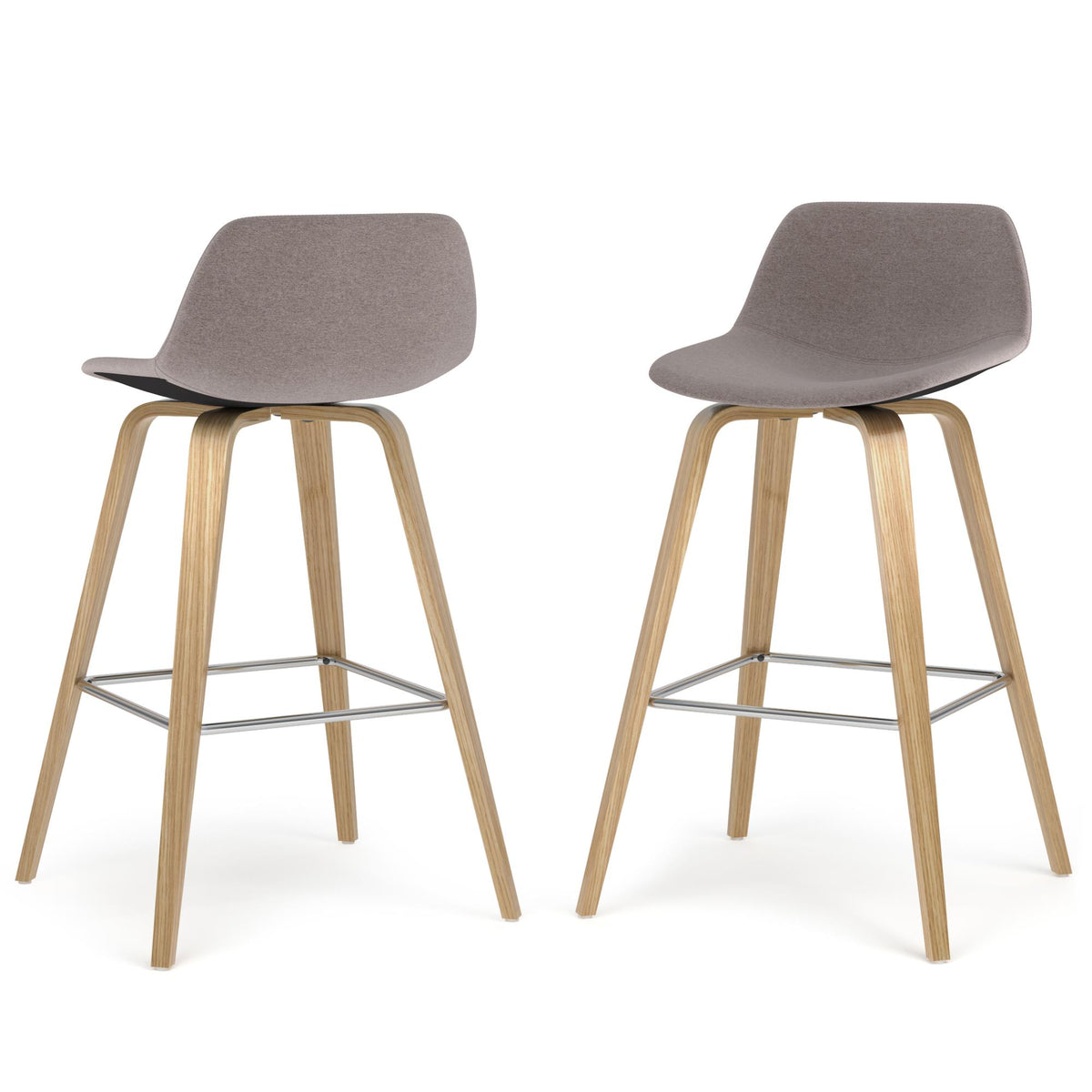 Aura Bentwood Counter/ Bar Height Stool (Set of 2)