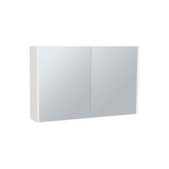 Aphrodite 19.7" H x 31.5" W Double Door Mirror Medicine Cabinet, Three interior Shelves for Bathroom, Kitchen White