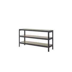 Console Table W/ Metal Insets