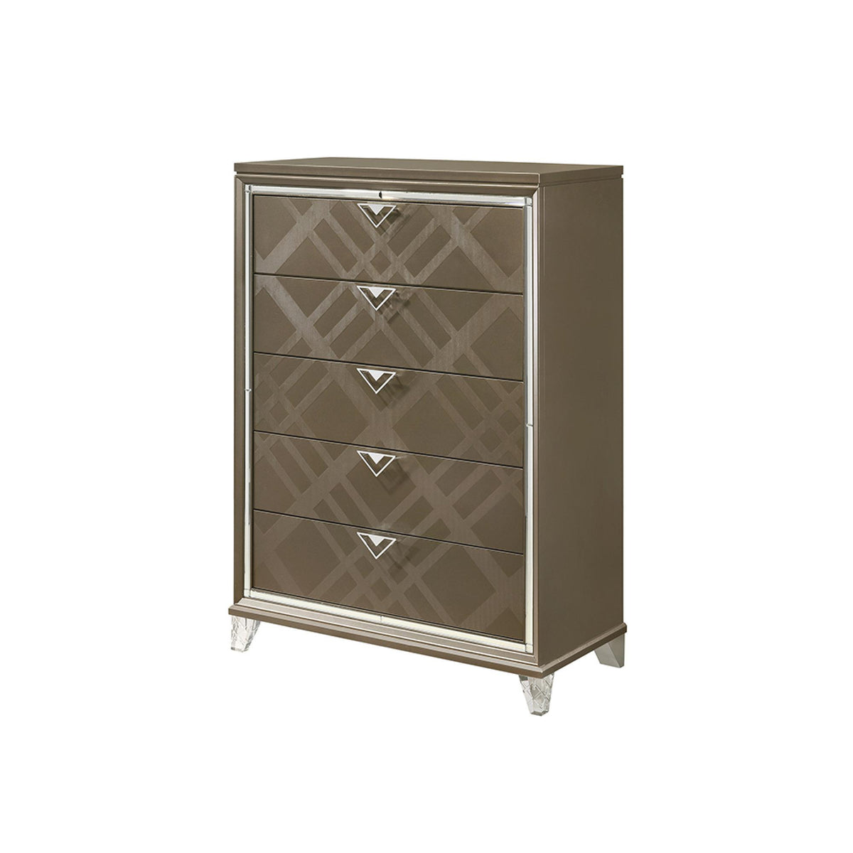 Fable Dark Champagne Finish Chest