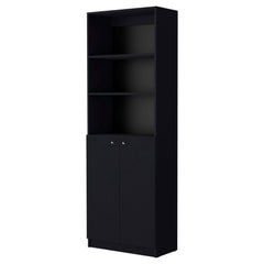 Wenge 2-Door Bookcase
