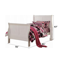 Nirvana Philippe III White Finish Full Bed