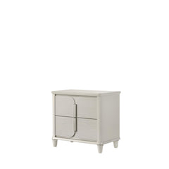 Demeter Pearl White Finish Nightstand