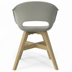 Diary - Outdoor Dining Chair in Plastic (Set of 2) - Taupe