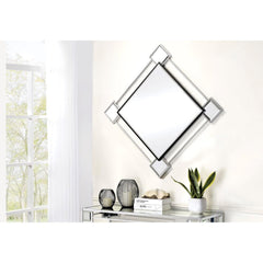 Display Mirrored & Chrome Finish Accent Mirror (Assembled)
