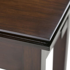 Demeter - Narrow Side Table - Russet Brown