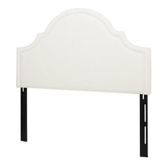 Odyssey Upholstered Queen Headboard, Antique White Woven