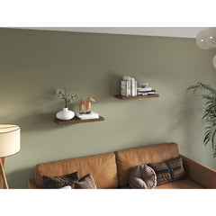 Hercules 31.5" Wide Floating Shelves Set Of 2, Shelves For Wall Decor For Bedroom, Bathroom Storage Shelves, Book Shelves For Living Room