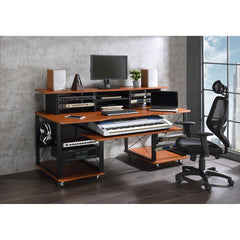 Saga Cherry & Black Finish Music Desk