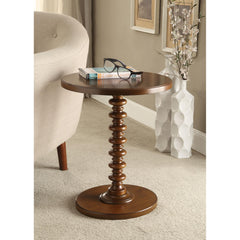 Eden Walnut Finish Accent Table