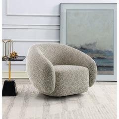 Mirage Brown Boucle Chair W/Swivel