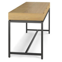 Sanctuary - Mid Century Wide Desk - Oak Veneer