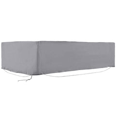 97" x 65" x 26" Weatherproof Outdoor Sectional Patio Furniture Cover with Ultimate Weather Protection, Grey