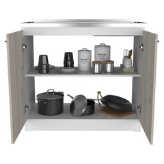 Millennium Sink Vernal, Kitchen, Smokey Oak / Light Gray