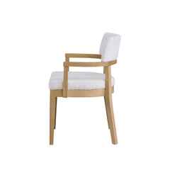 Dionysus Gorge Gabric & Oak Finish Side Chair (Set of 2)