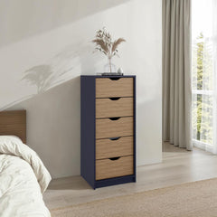 Utopia 5 Drawers Tall Dresser, Pull Out System