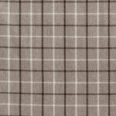 Cassandra Rod Pocket and Back Tab Curtain Panel with Fleece Lining Brown 50x84"