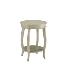 Elysium Antique White Finish Accent Table