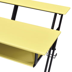 Halo Yellow & Black Finish Music Recording Studio Desk