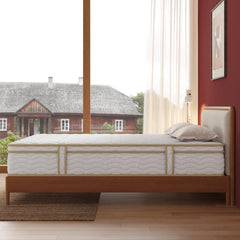 Queen Size Mattress 12 Inch Hybrid Mattress in a Box with Individually Pocketed Springs Medium Firm Coil and Cooling Gel Memory Foam for Pressure Relief, Motion Isolation for Back and Side Sleepers