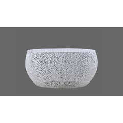 T3502-32 Round Coffee Table in White