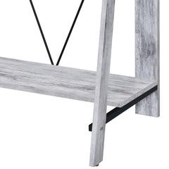 Halo Antique White& Black Finish Writing Desk