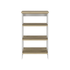 Hector Clair Linen Cabinet, Two Interior Shelves, Two Open Shelves, Single Door