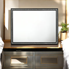 Zenith Weathered Black Finish Mirror