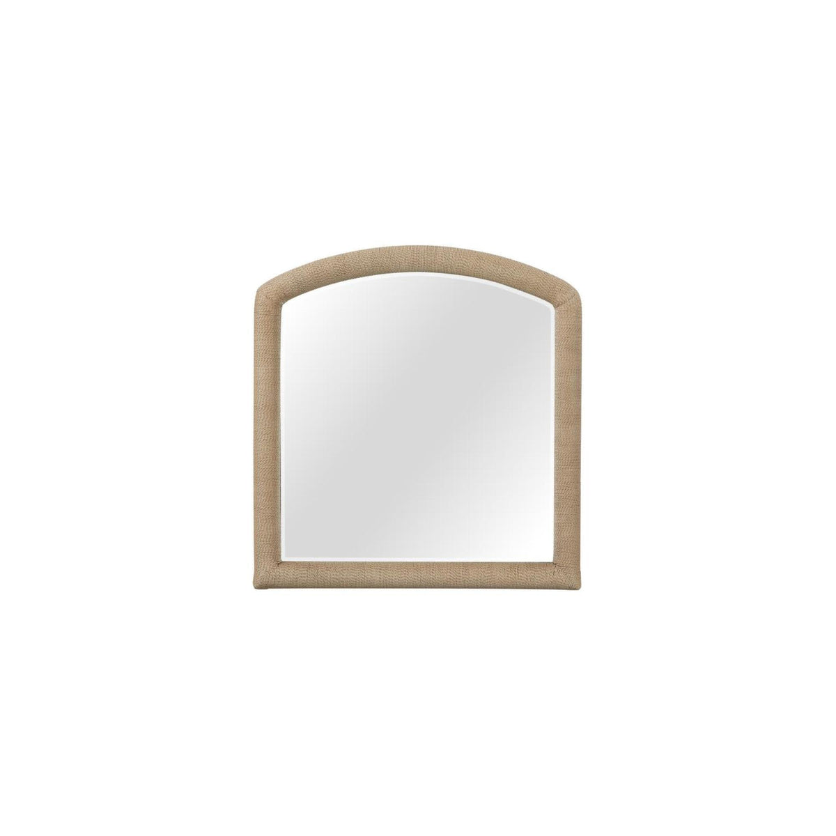 Aura Rope Detailed Mirror - Toffee